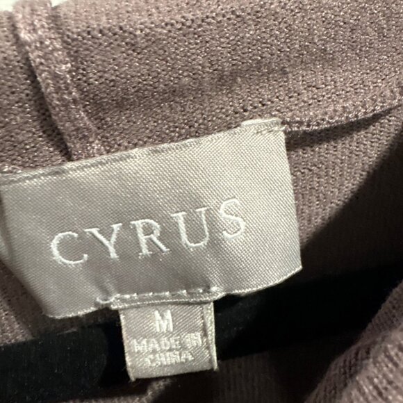 Long Sleeved Hooded Sweater Tunic with Gold Details - Picture 4 of 6